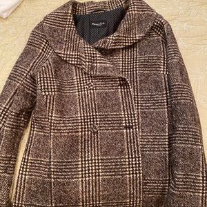Massimo Dutti wool coat Sz S